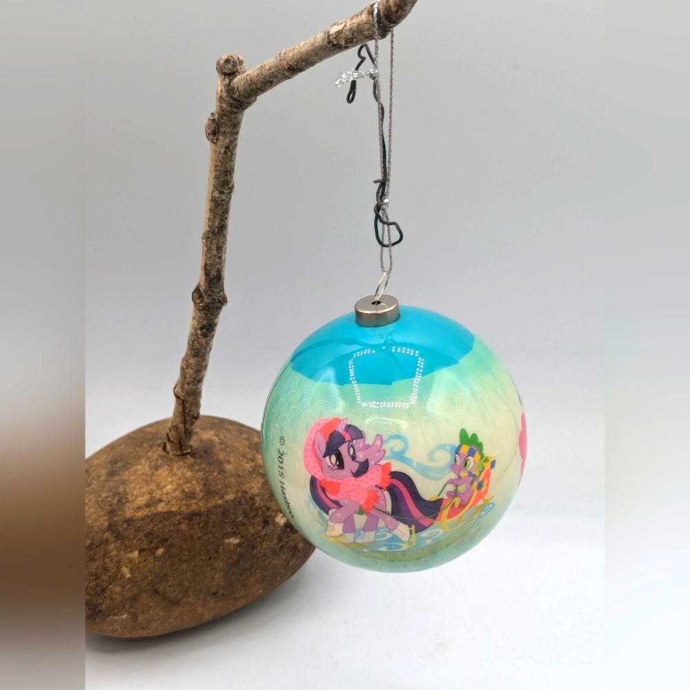Hasbro My Little Pony Decoupage Christmas Ornament Holiday + bonus Anna ornament